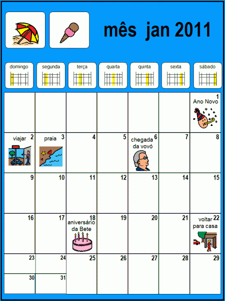 Imagem: Calendário.