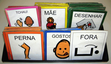 Imagem: Cartões de
comunicação. Imagem: Cartões de comunicação.
