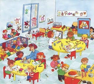 Imagem de uma escola perfeita, não inclusiva. Imagem de uma escola perfeita, não inclusiva.