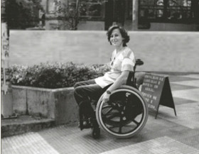 Visão de quem anda em cadeira de rodas