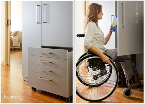 Foto de armário com e sem gaveteiro móvel.