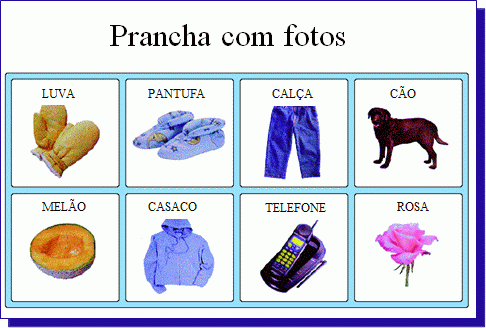 Imagem: Prancha com fotos.